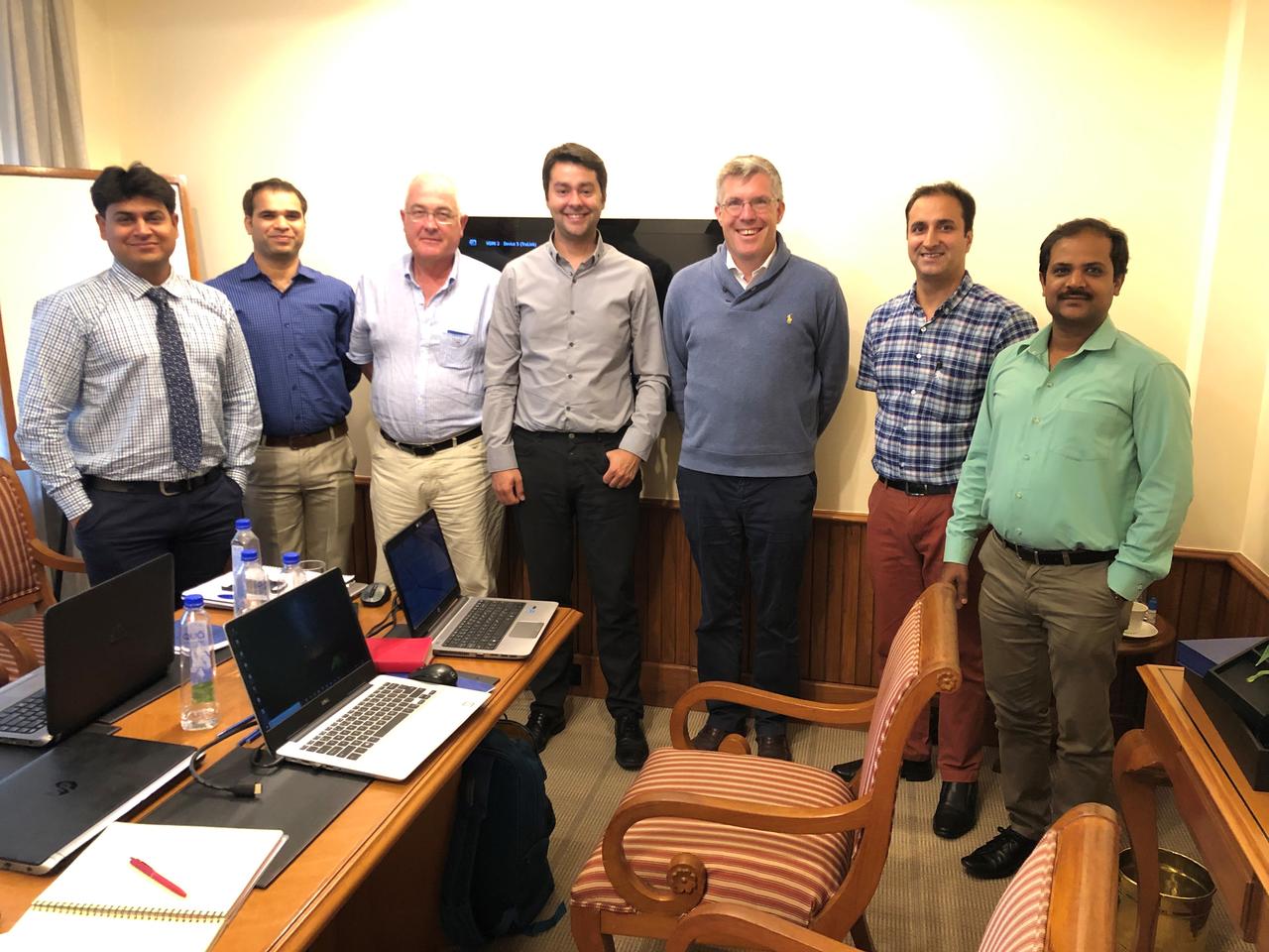 Rencontre avec le personnel de Jacomex Pvt Ltd à Bangalore