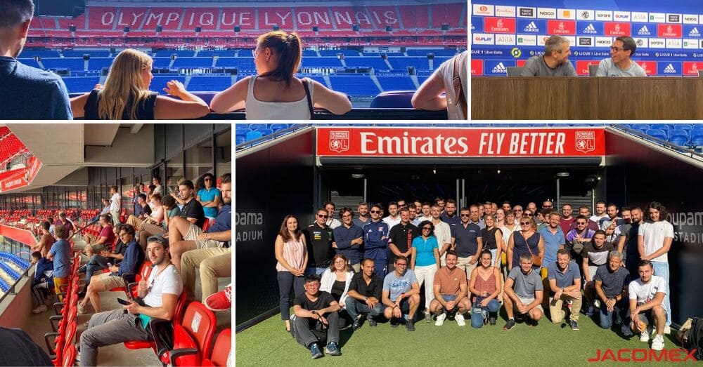 La team Jacomex dans les pas des légendes du foot… ou presque ! La team Jacomex dans les pas des légendes du foot… ou presque !