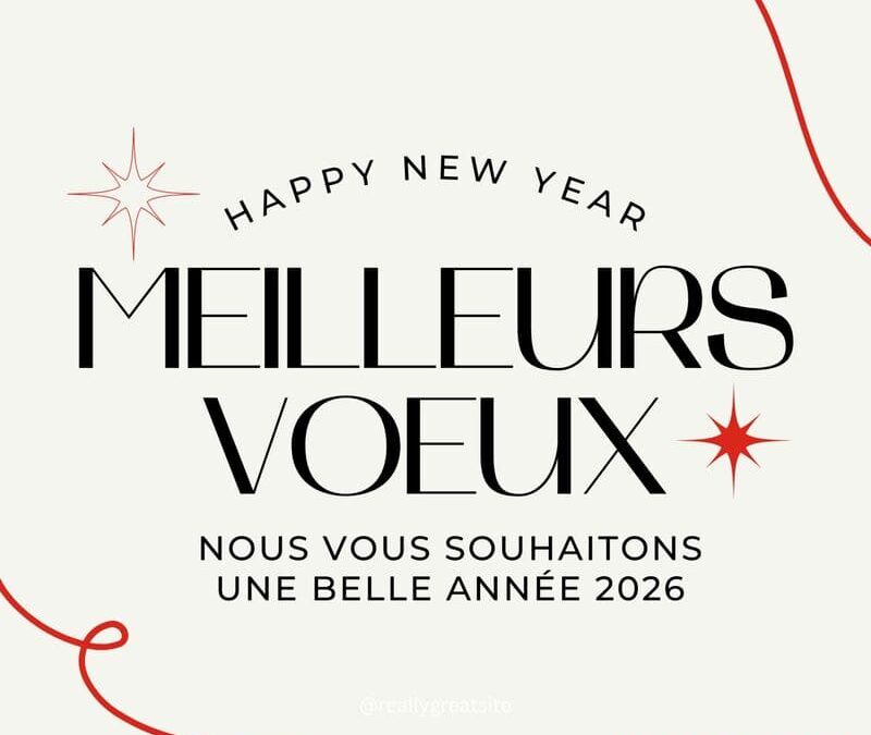 Bonne année 2026
